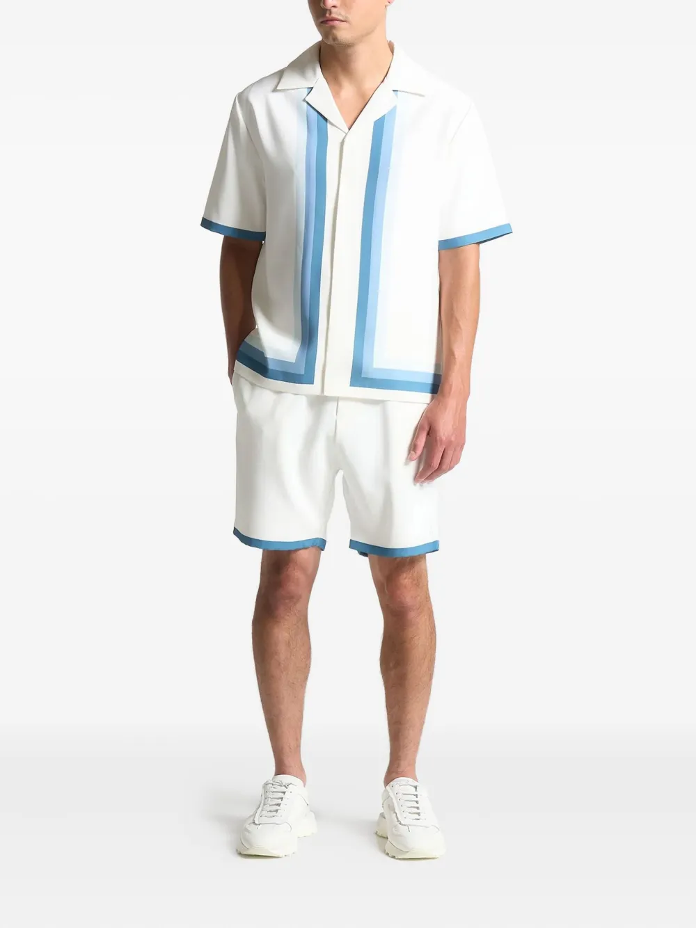 Manière De Voir Nathan ombré-border revere shirt | Image 2