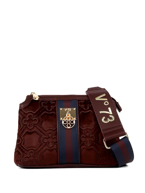 V°73 striped-strap shoulder bag