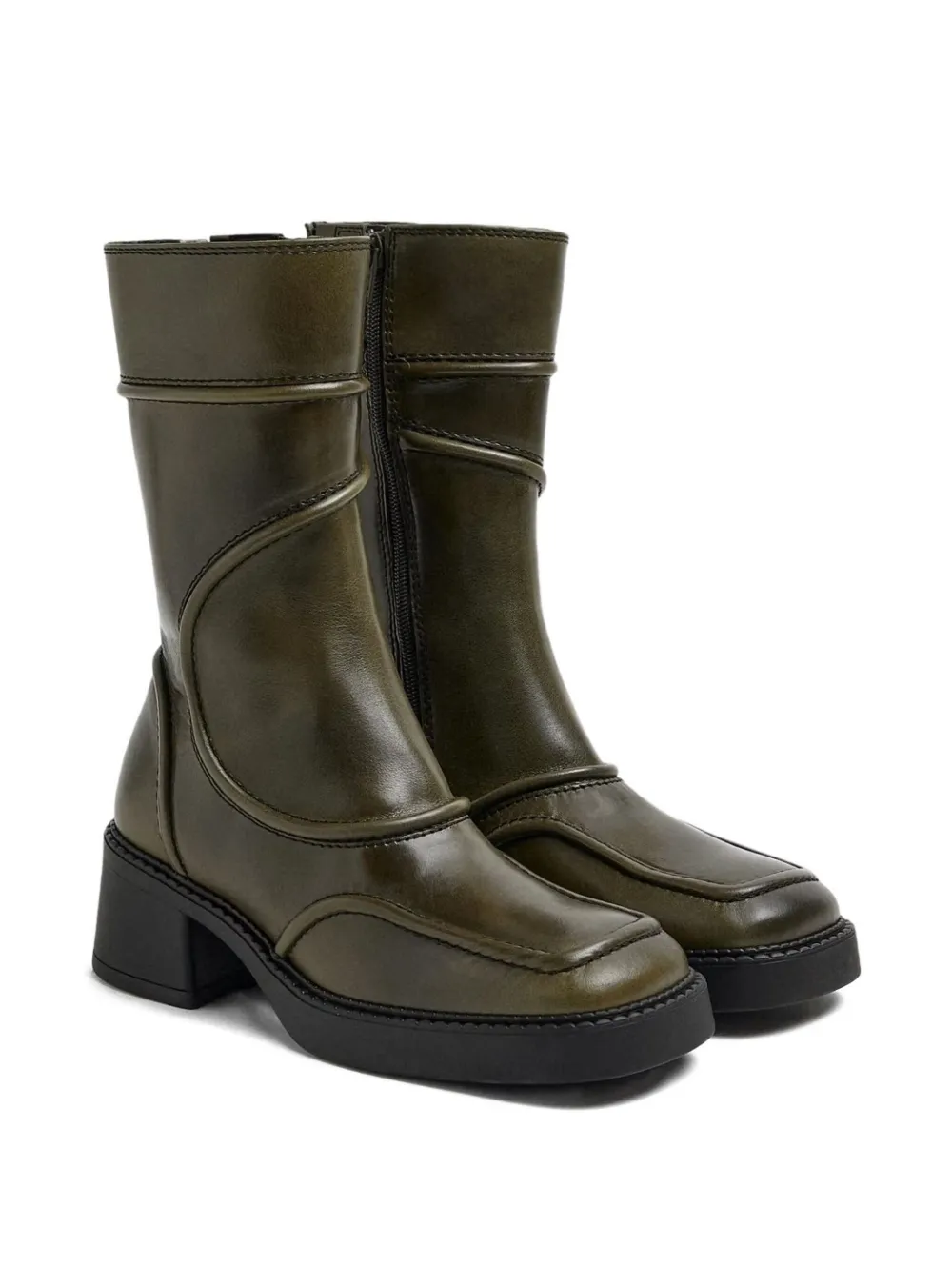 Miista 65mm Malene boots Green