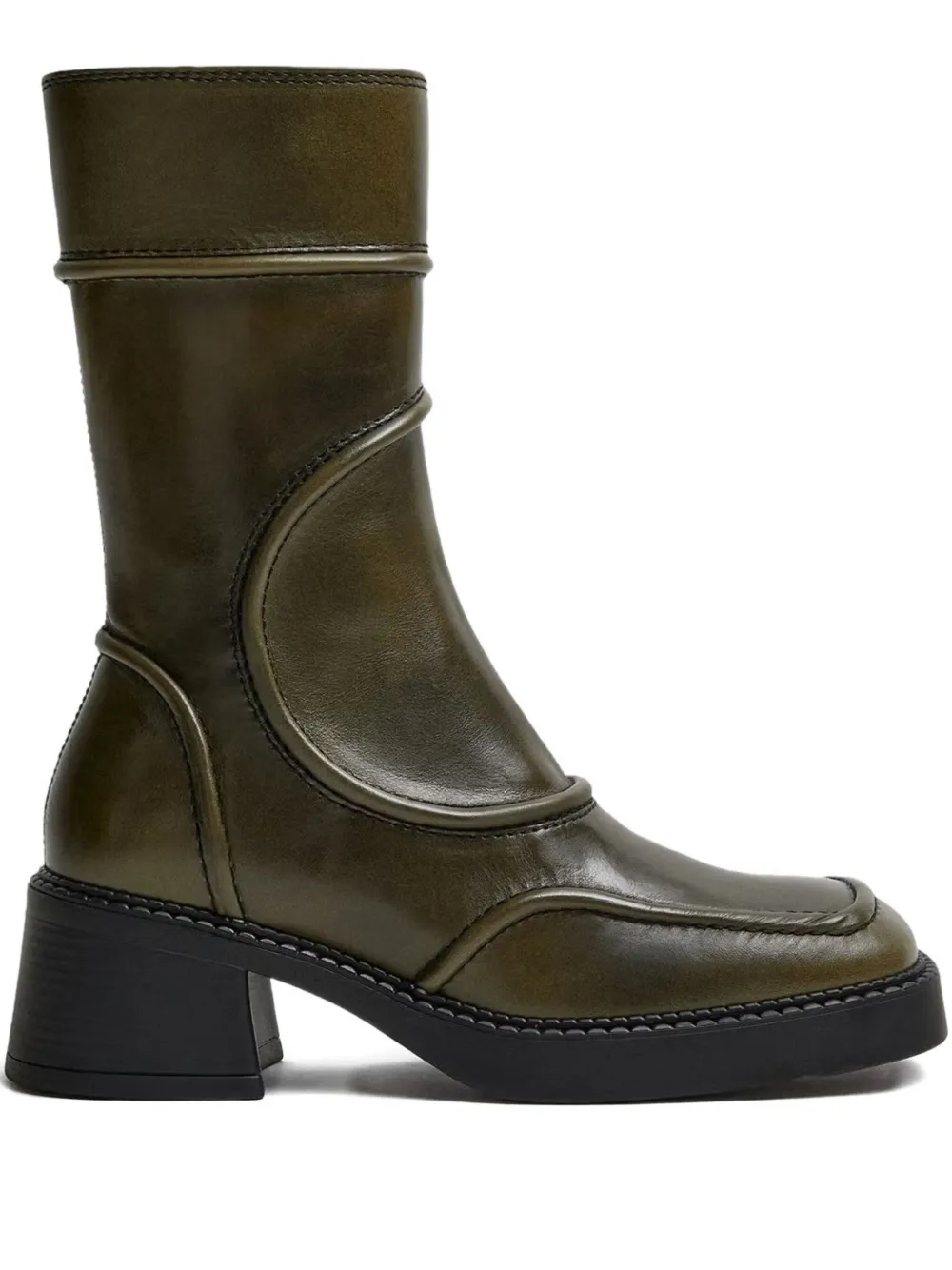 Miista 65mm Malene boots Green