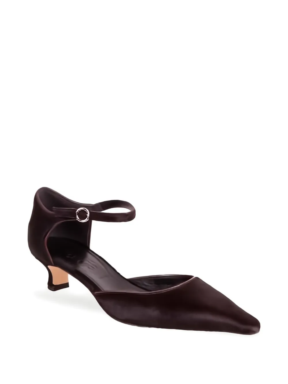 Aeyde Tillie 35mm pumps met enkelbandje Bruin