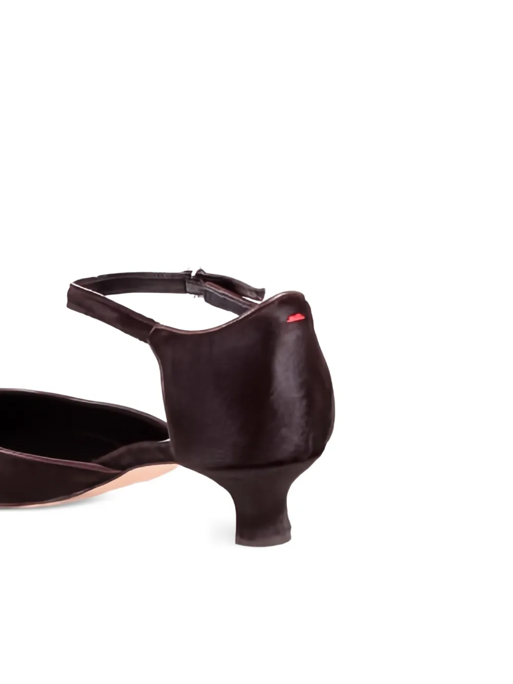 Aeyde Tillie 35mm pumps met enkelbandje Bruin