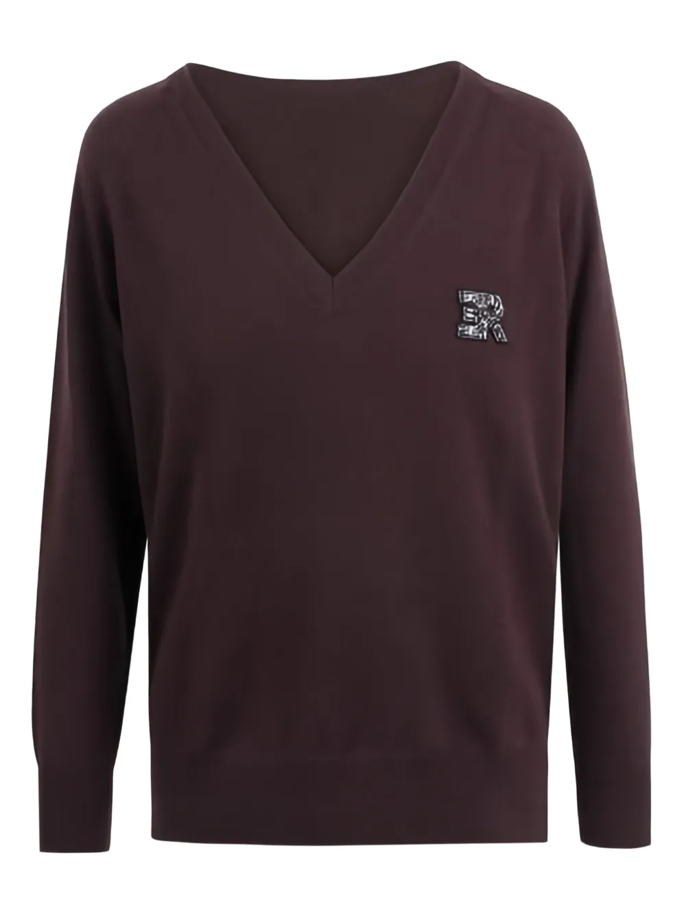 ERMANNO FIRENZE  sudadera con aplique | marrón | Image 1