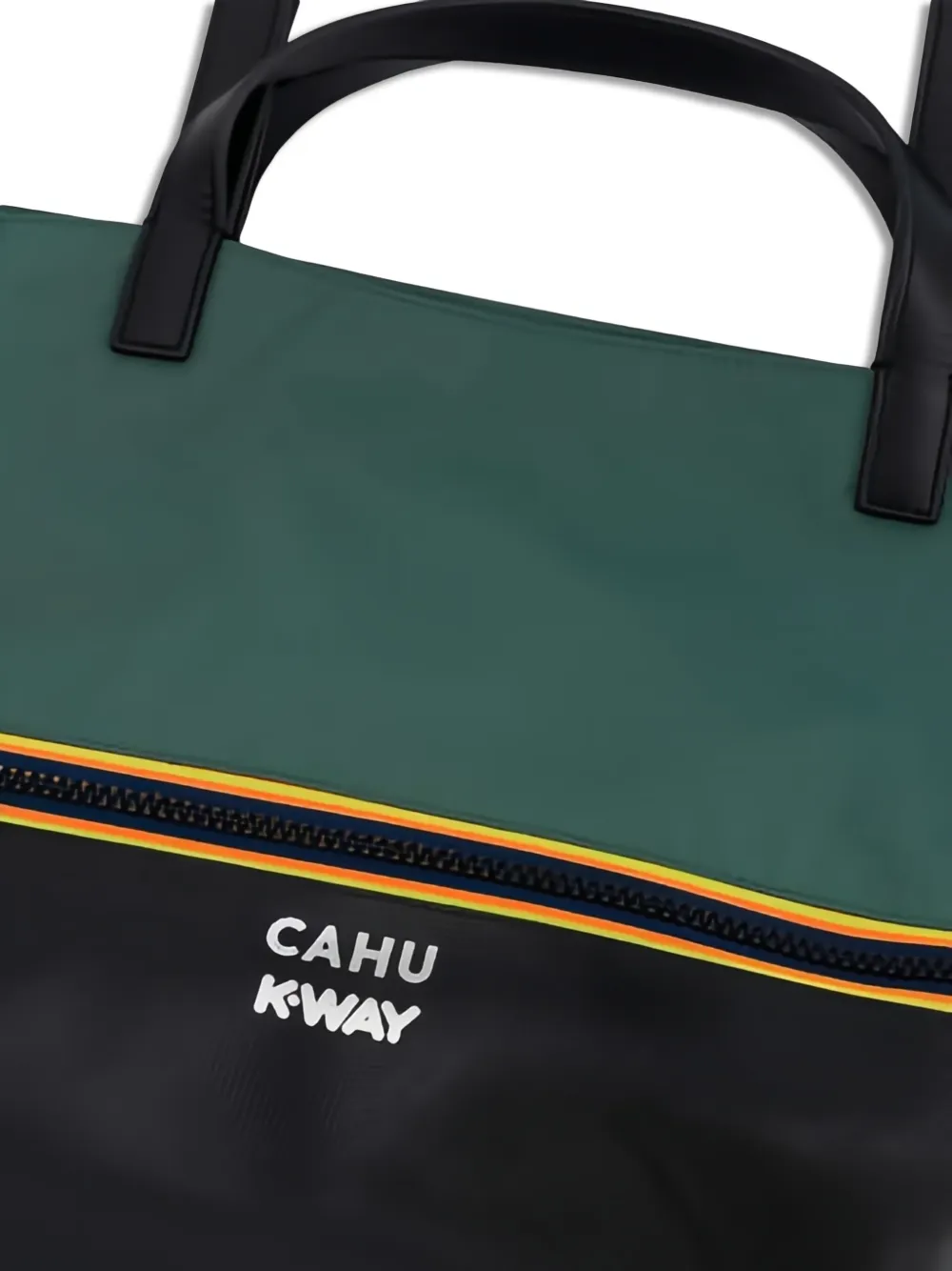 Cahu x K-Way Pratique shopper Groen