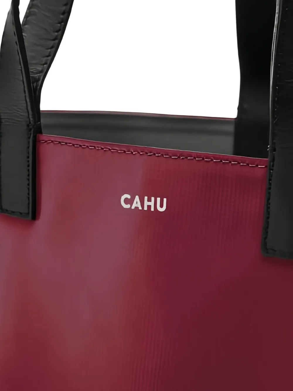 Cahu Leren shopper - Rood