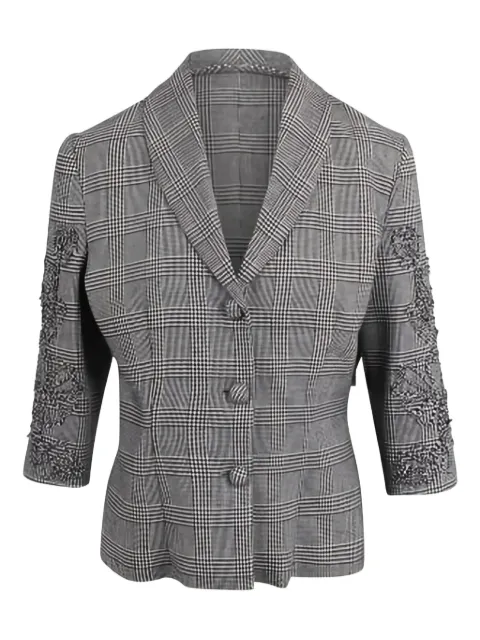 ERMANNO FIRENZE  check-pattern blazer 