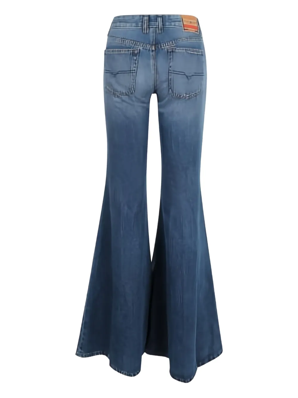 Diesel Flared-leg Jeans In Blue