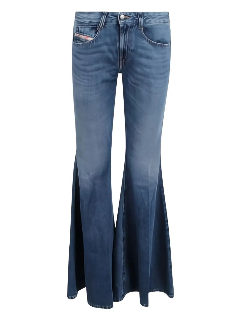 Diesel Flared-leg Jeans In Blue