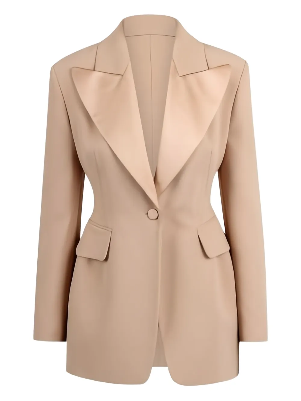 Ermanno Scervino single-breasted jacket | tons neutres | Image 1