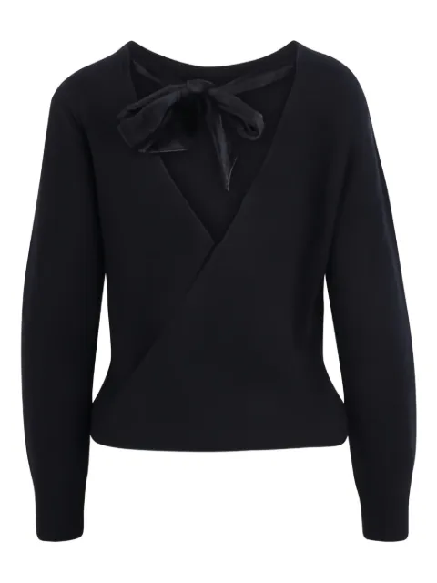 Jovonna tie macrame knitwear