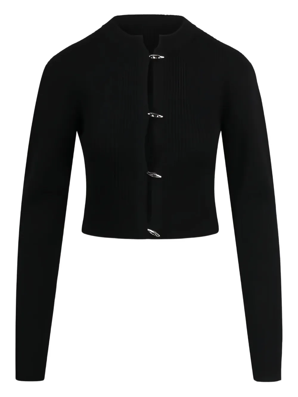 Yuzefi ribbed button sweater | negro | Image 1