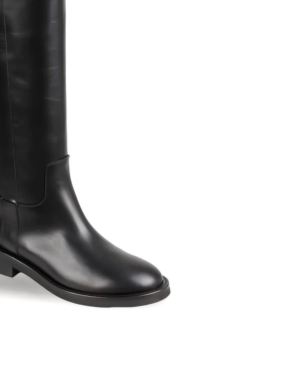 Via Roma 15 strap detail boot Zwart
