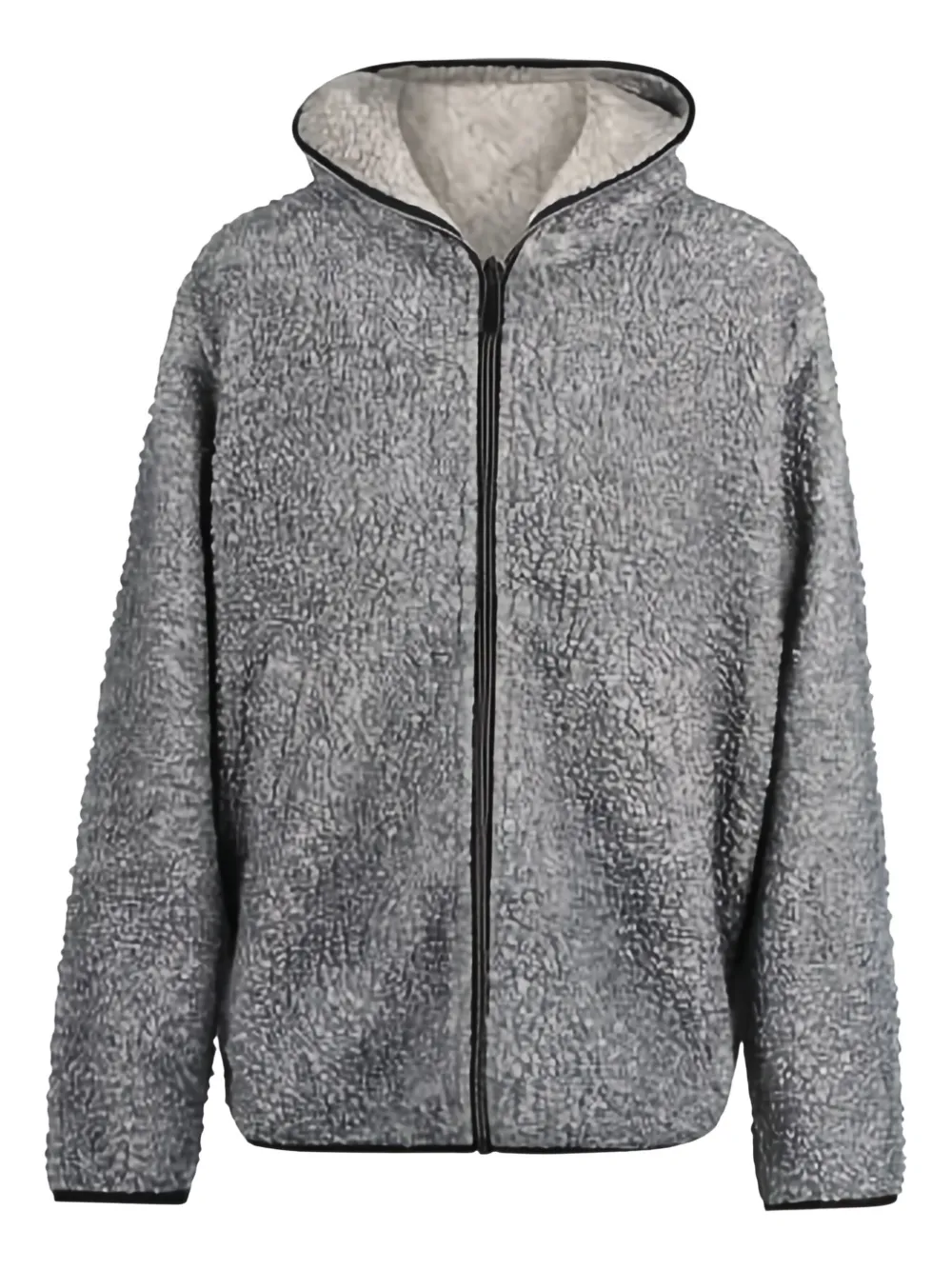 Ploumanac'h Hooded Zipped Jacket In Gray