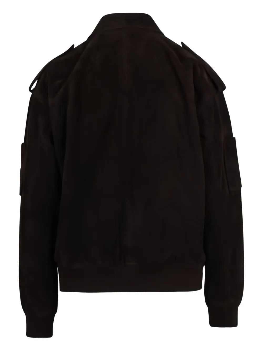 Sword 6.6.44 Embellished Leather Jacket In Brown