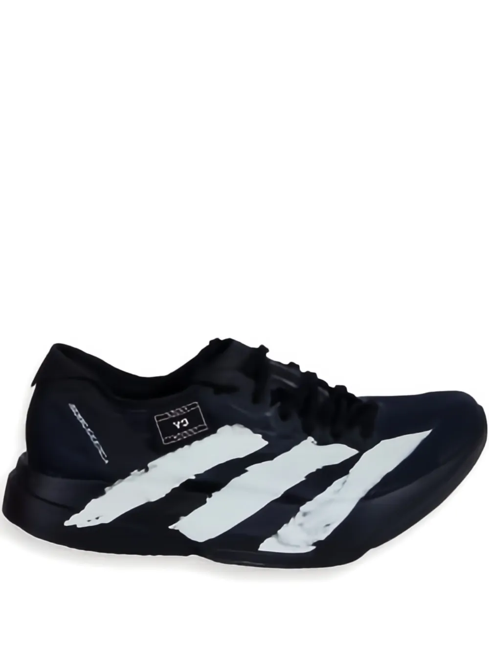 Y-3 Pro4 stripe detail trainers | Black | Image 1
