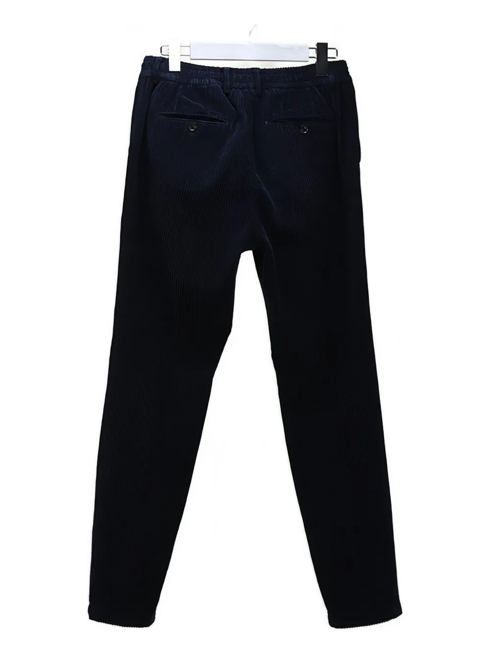 Cruna Mitte Corduroy Drawstring Trousers In Blue