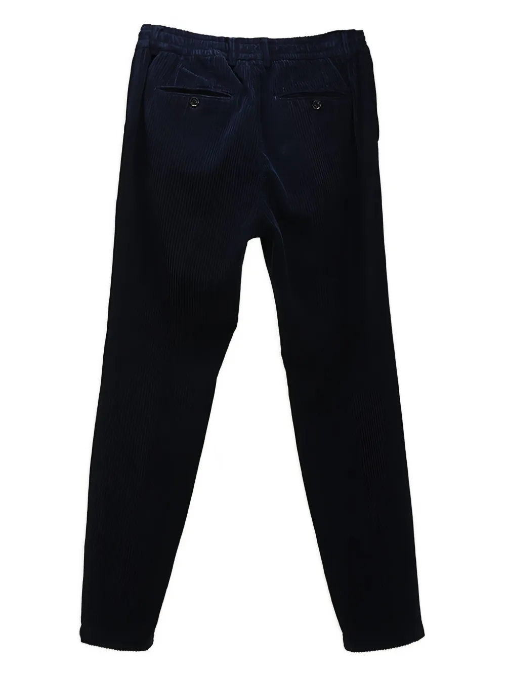 Cruna Mitte ribfluwelen broek met trekkoord Blauw