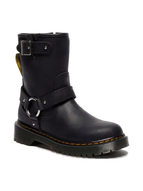 Dr. Martens Kids Anistone buckle-strap boots