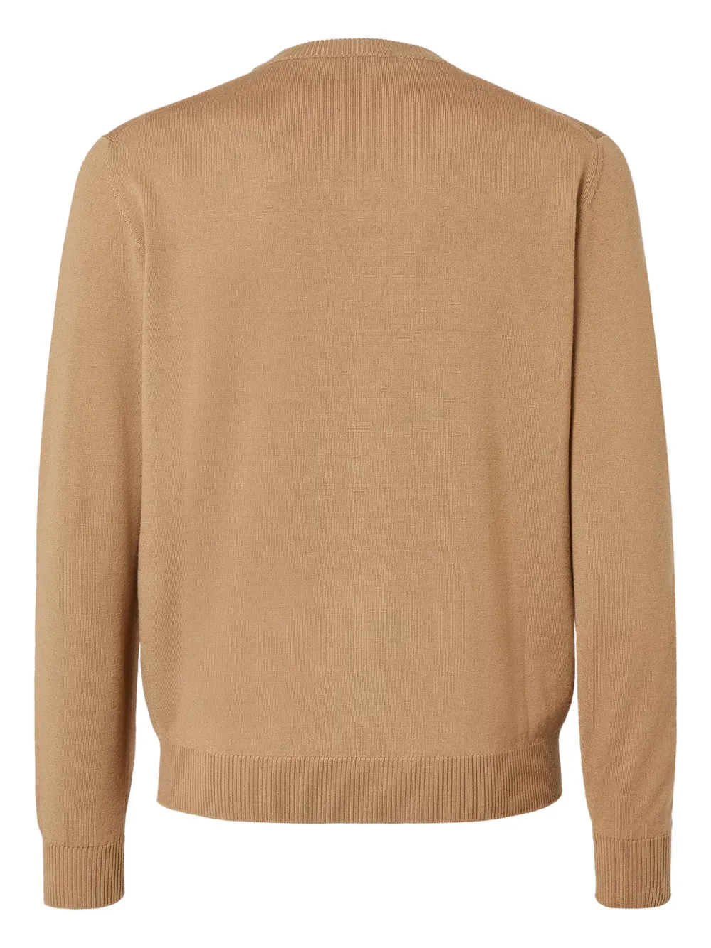 FENDI embossed-logo wool sweater - Bruin