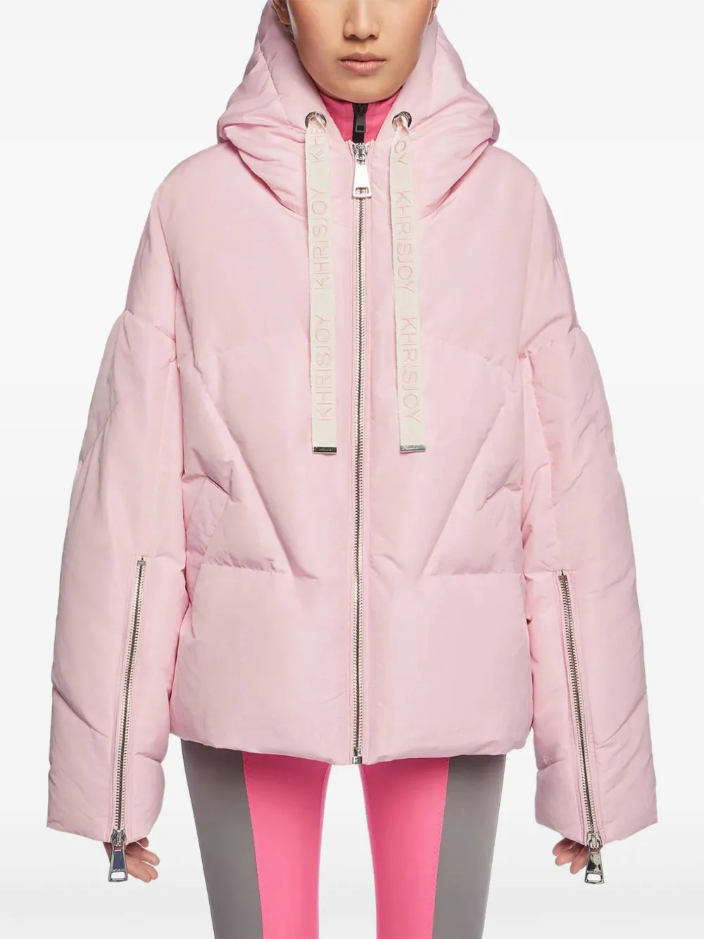 Khrisjoy Iconic Milano In Taffeta Diamond Pink In Pink