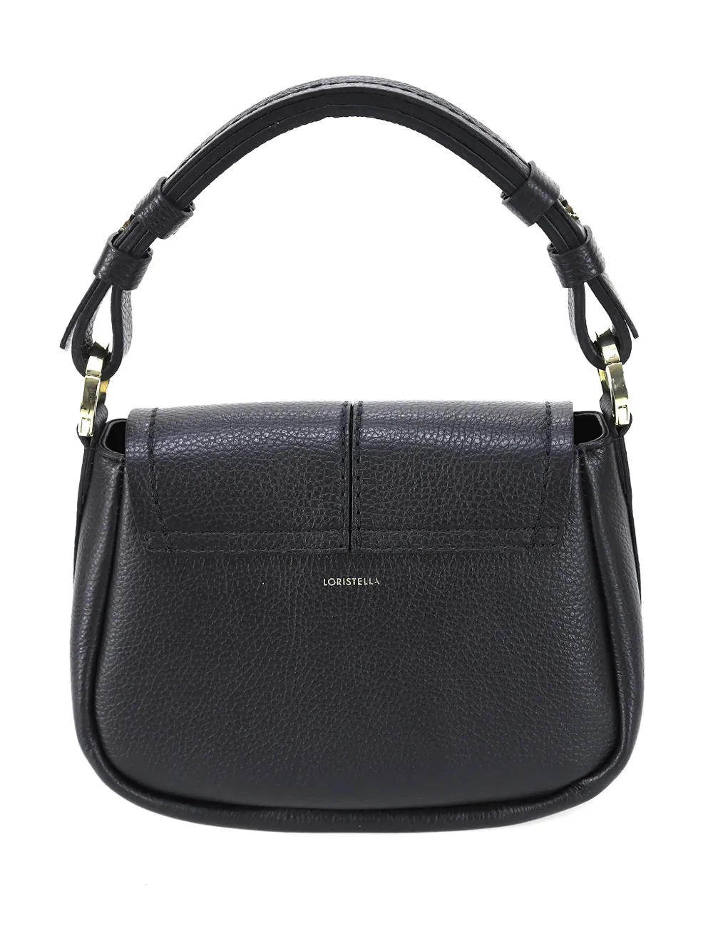 Loristella Leather Tote Bag In Gray
