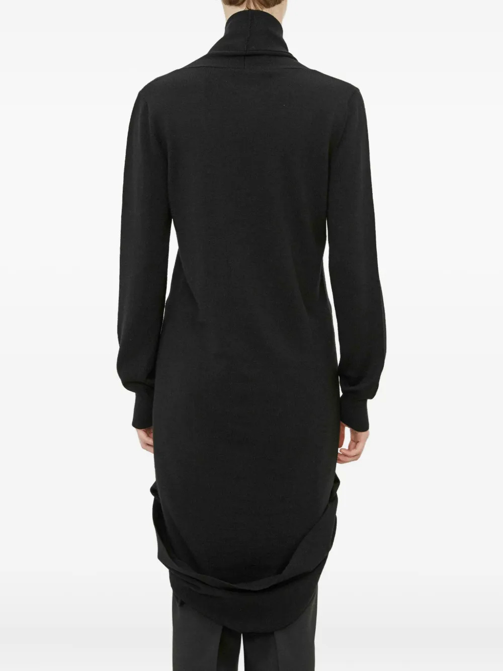Meimeij Draped Cardigan In Black