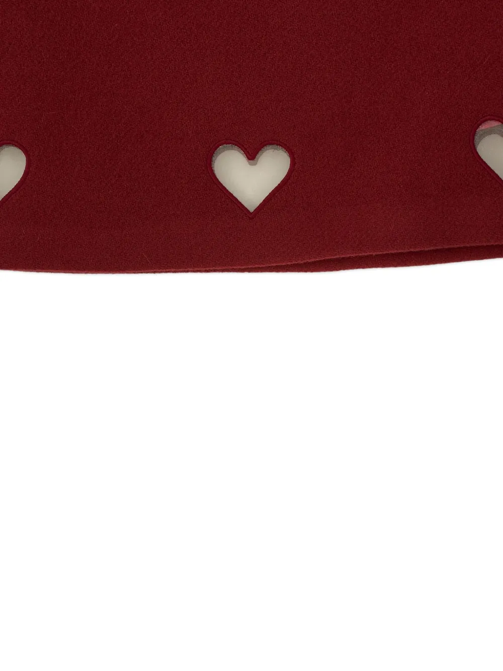 Simonetta Heart-cut Skirt In Brown