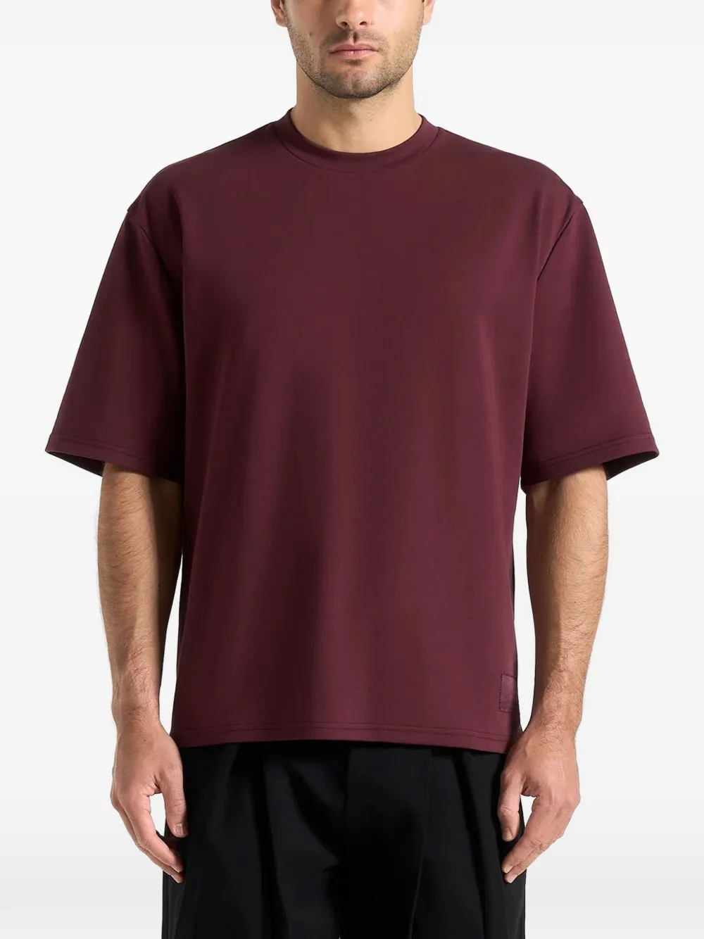 Manière De Voir TS007 relaxed-fit katoenen T-shirt Rood