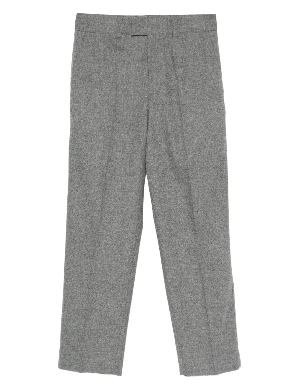 Paolo Pecora pressed-crease wool trousers | Grey | Image 1