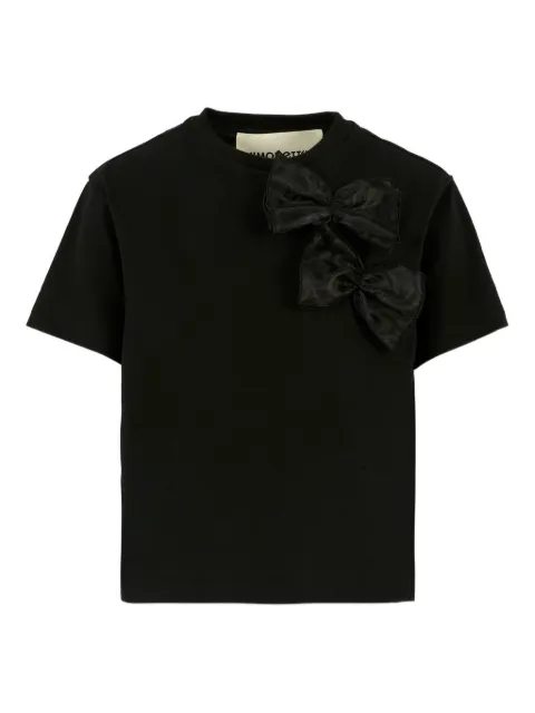 Simonetta bow-embellished T-shirt