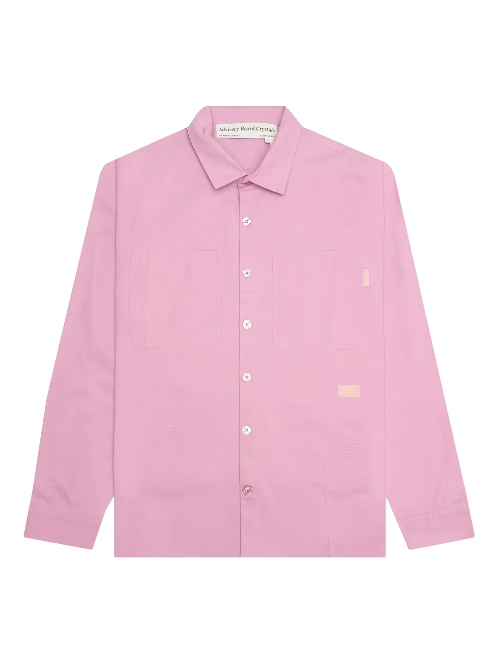 Advisory Board Crystals logo-patch pocket shirt | Pink | Image 1