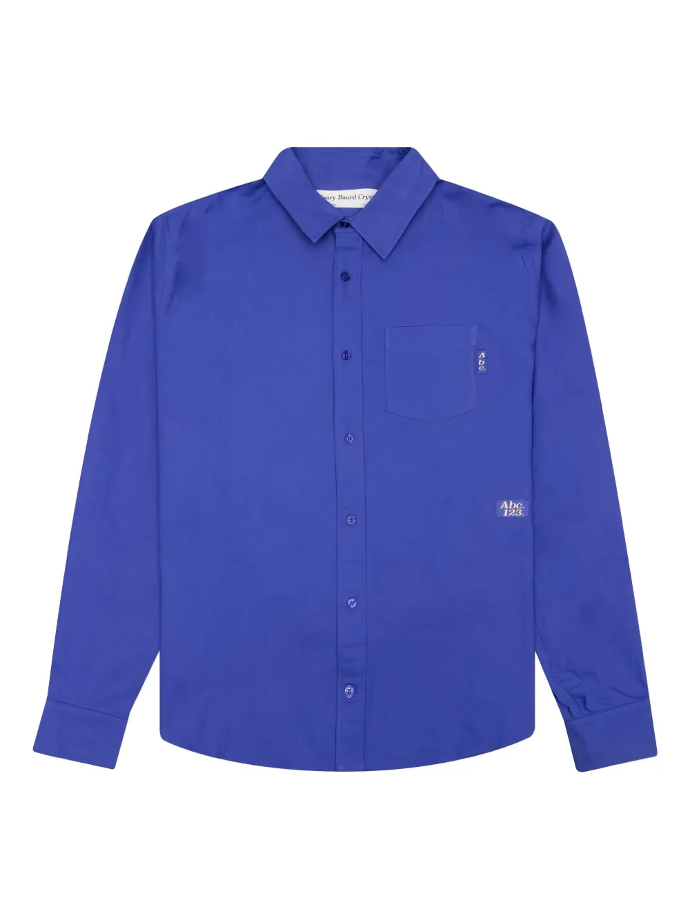 Advisory Board Crystals embroidered logo Oxford shirt | Blue | Image 1