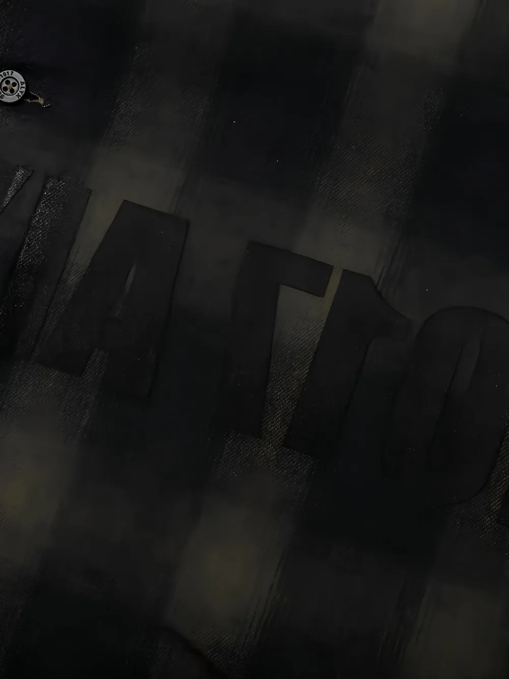 6 MONCLER 1017 ALYX 9SM Geruit overhemd Zwart