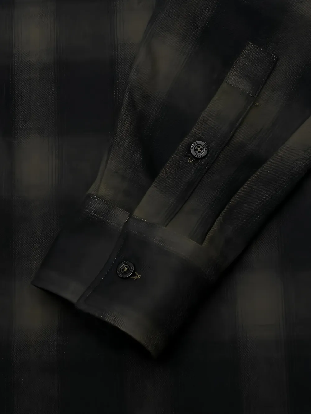 6 MONCLER 1017 ALYX 9SM Geruit overhemd Zwart