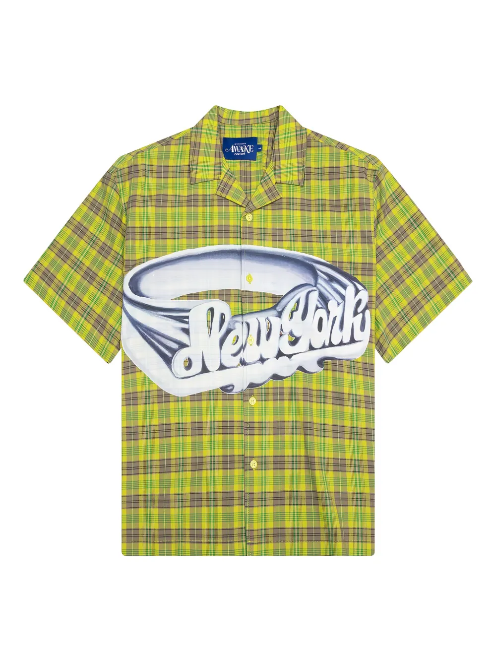 Awake NY button-fastening shirt | Green | Image 1