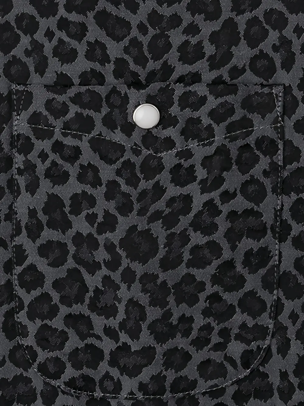 Needles Leopard-print Shirt In Gray