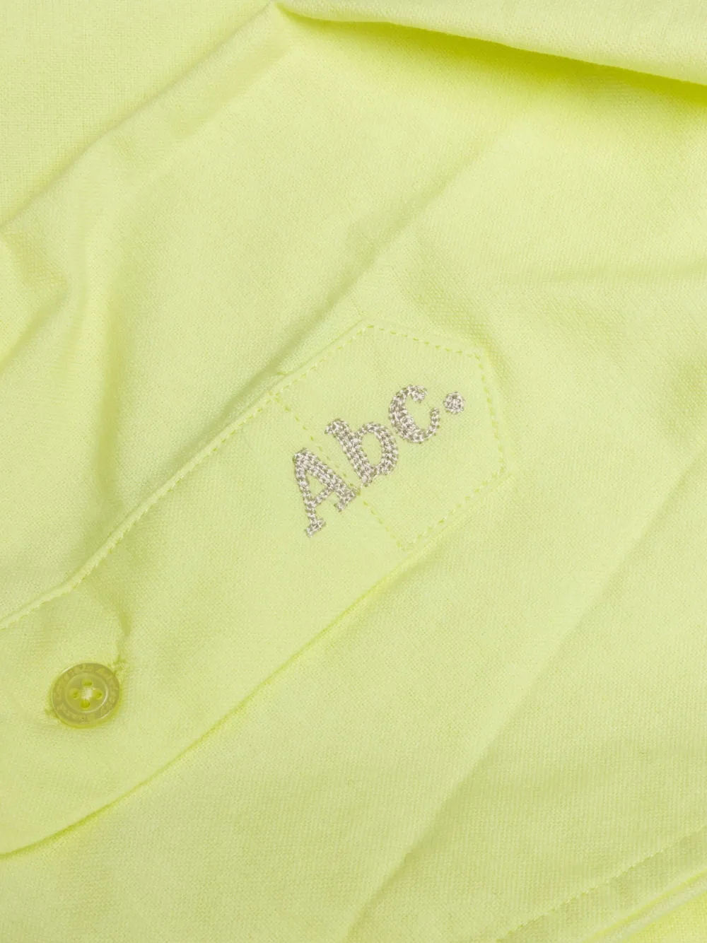  Advisory Board Crystals Embroidered Pocket Shirt - Green 