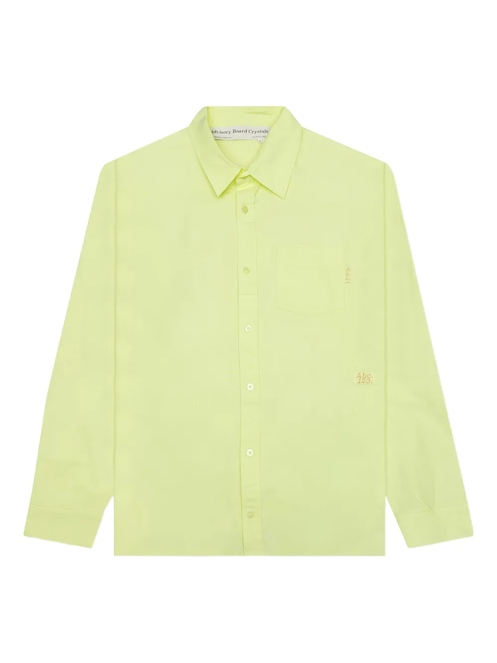 Advisory Board Crystals embroidered pocket shirt | Green | Image 1