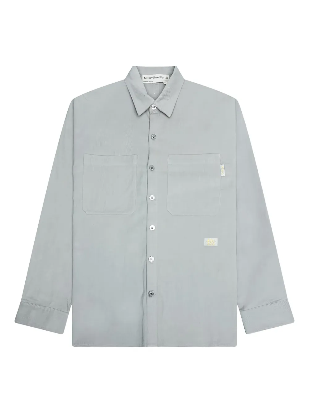 Advisory Board Crystals corduroy pocket shirt | Grey | Image 1