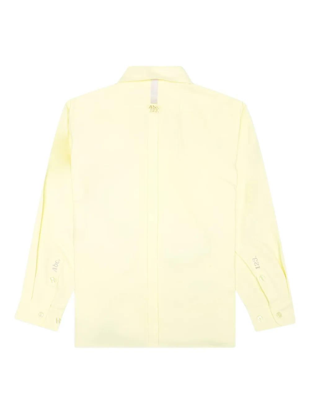 Advisory Board Crystals embroidered-patchwork shirt - Geel