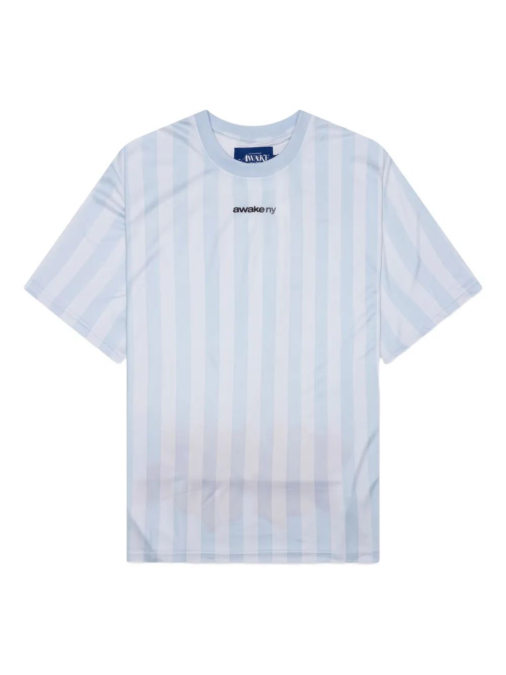 Awake NY stripe-print T-shirt | Blue | Image 1