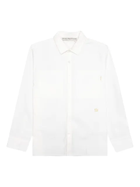 Advisory Board Crystals logo-patch pocket shirt