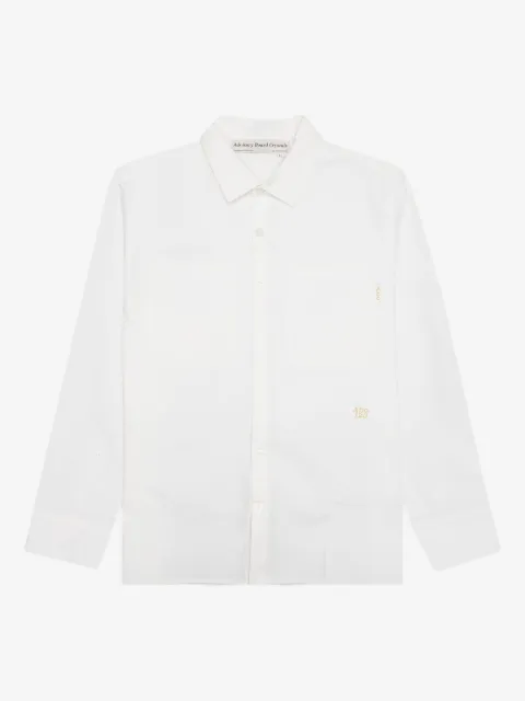 Advisory Board Crystals logo-patch pocket shirt