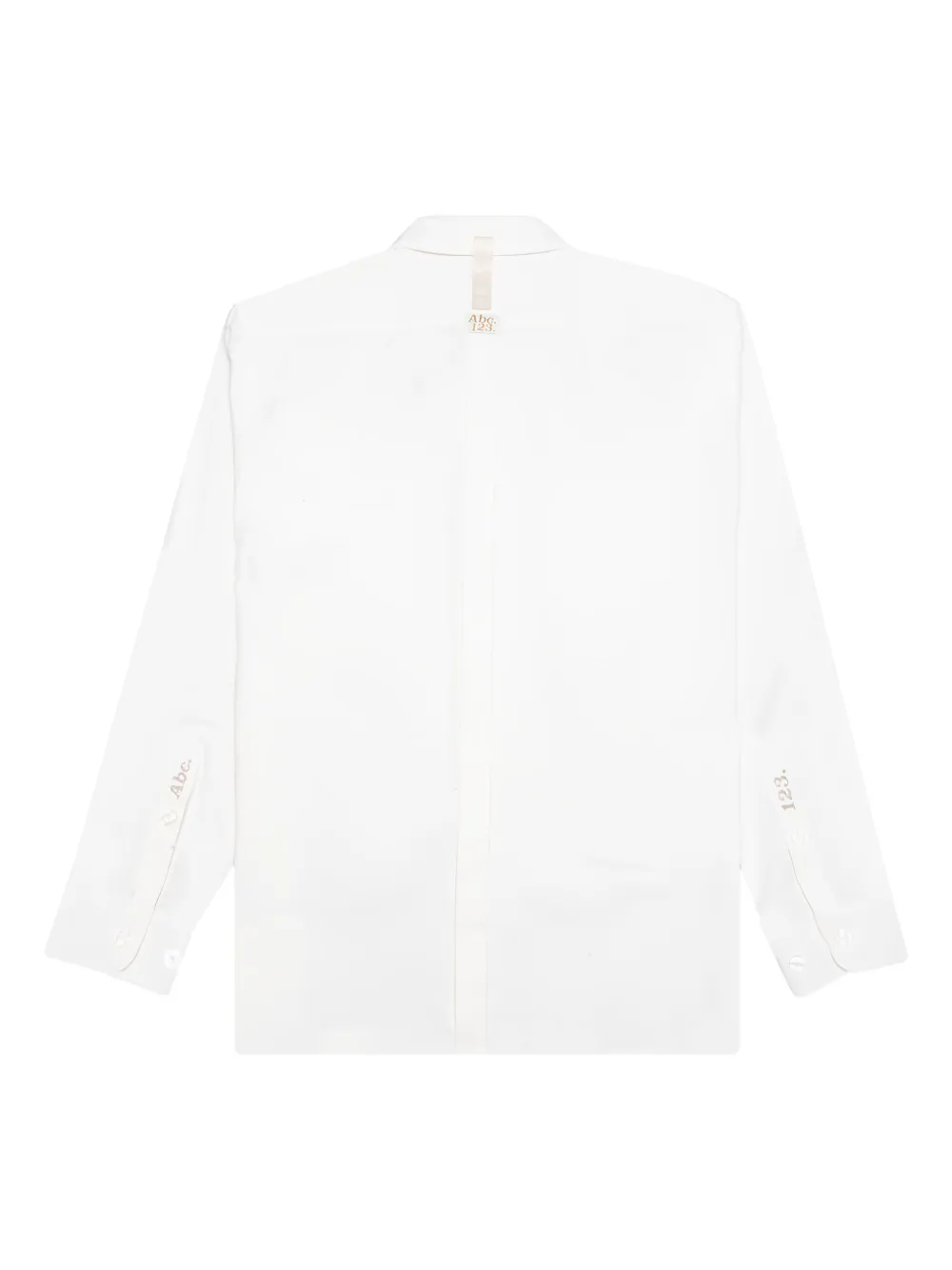 Advisory Board Crystals logo-patch pocket shirt - Wit