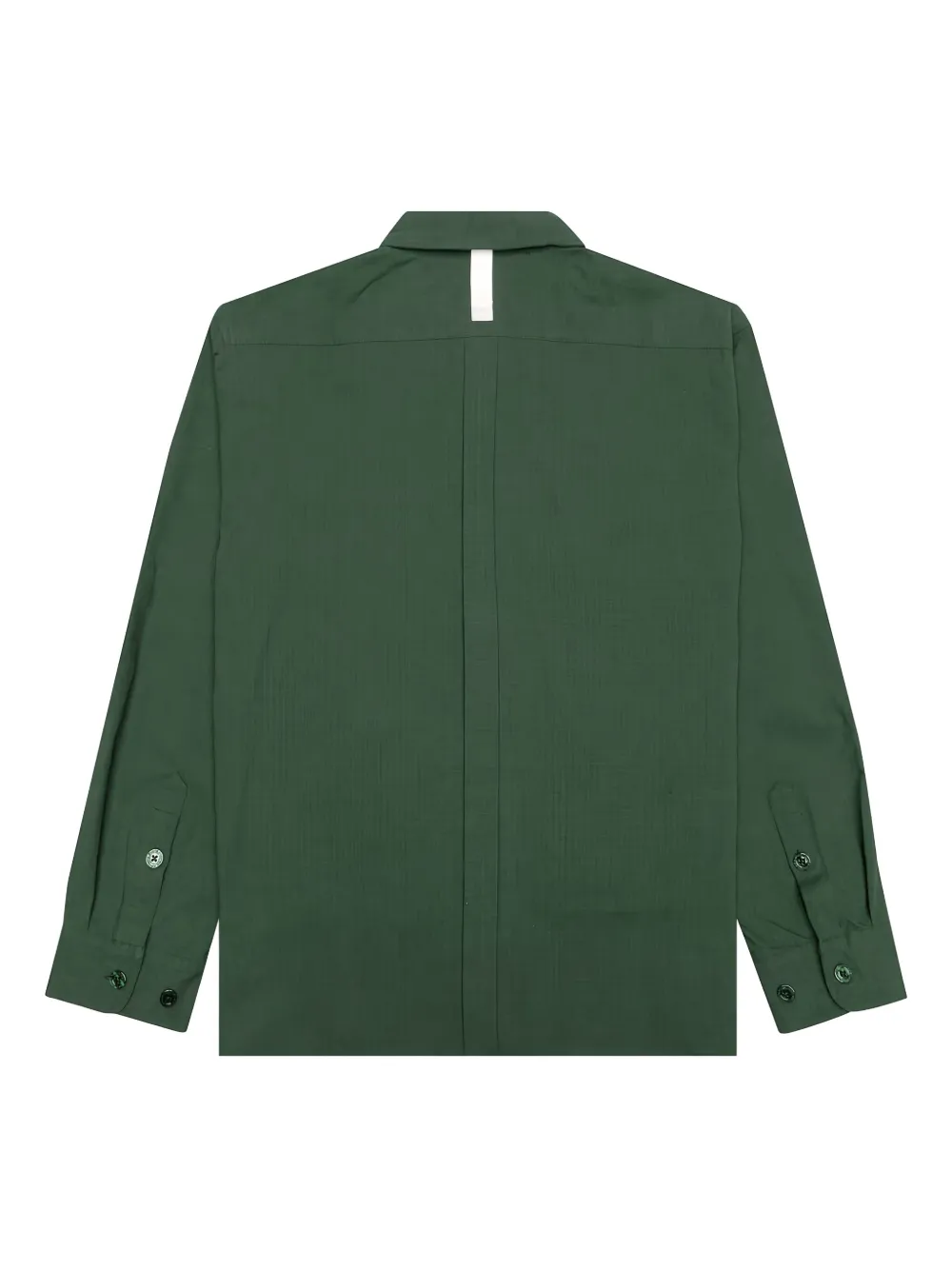 Advisory Board Crystals embroidered-pocket button-down shirt - Groen