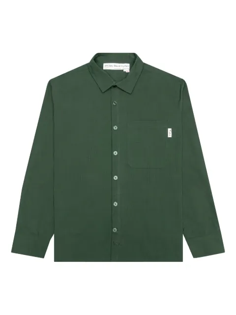 Advisory Board Crystals embroidered-pocket button-down shirt