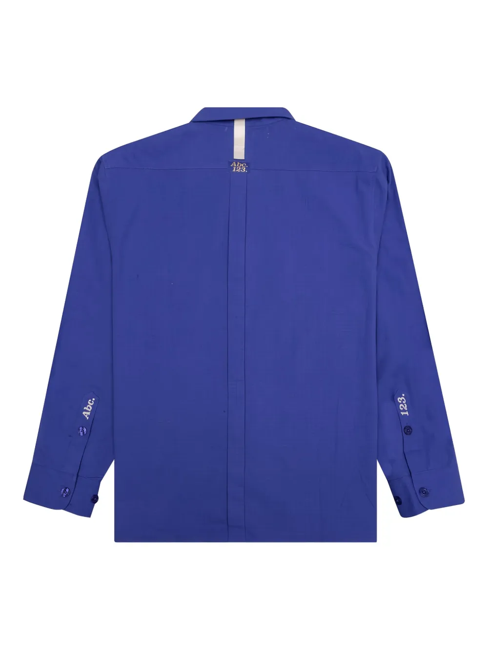 Advisory Board Crystals Abc. 123. embroidered shirt - Blauw