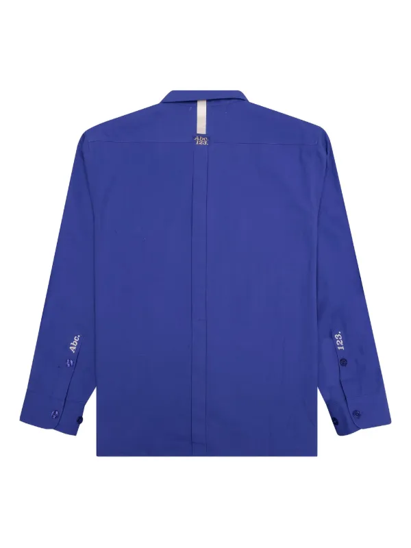 Advisory Board Crystals Abc. 123. Embroidered Shirt | Blue | FARFETCH