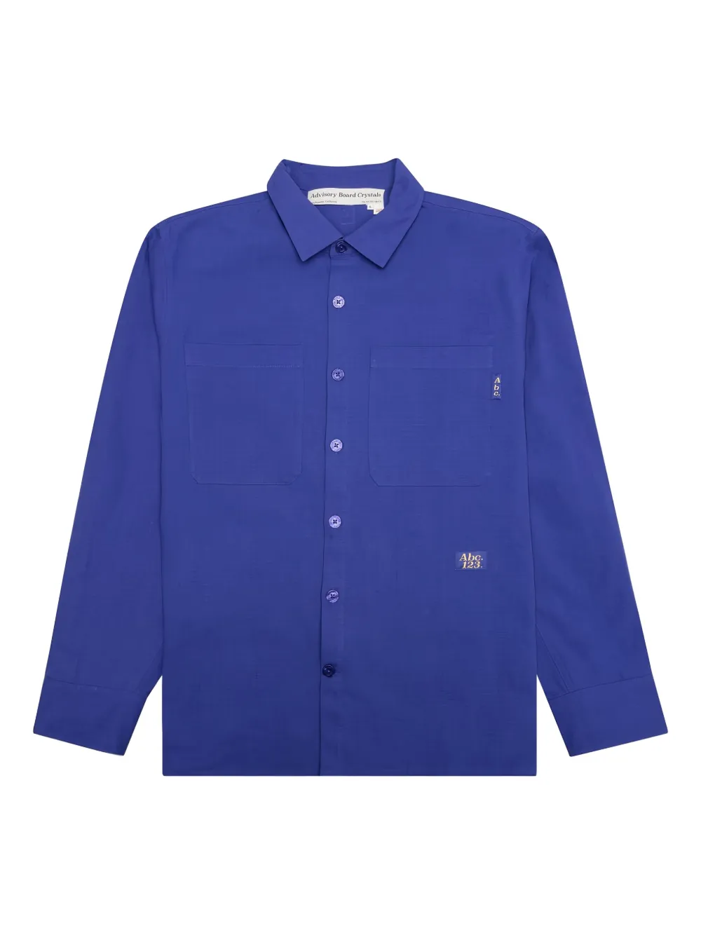 Advisory Board Crystals Abc. 123. embroidered shirt | Blue | Image 1
