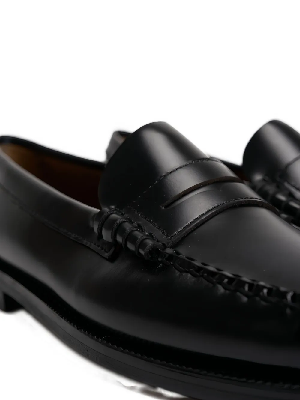 Sebago Dan Bordeaux Pull-on Loafers In Leather Woman In Black